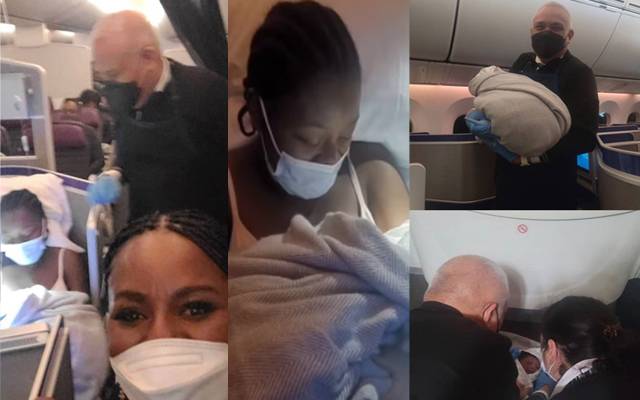 Women Birth Baby Boy in US Flight