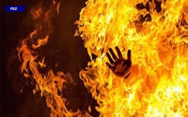 80-year-old man set on fire