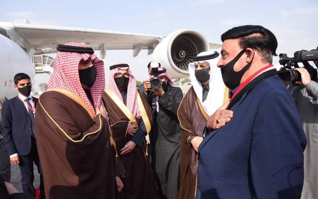 ksa interior minister saud bun naif & sh rasheed ahmed pak interior minister