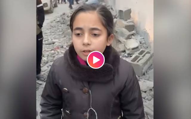 Palestinian girl says her family will rebuild their home 