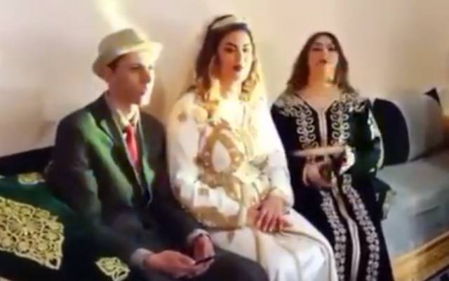 Moroccan young man named Nassir bin Zikri and his two fiancées