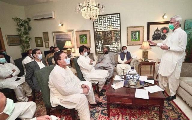jehangir khan tareen with PTI forward group