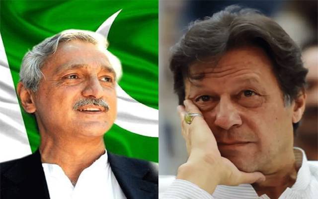 pTi leaders jehangir tareen and Imran khan