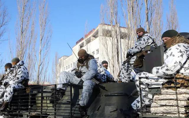 russian troops in Chernobyl
