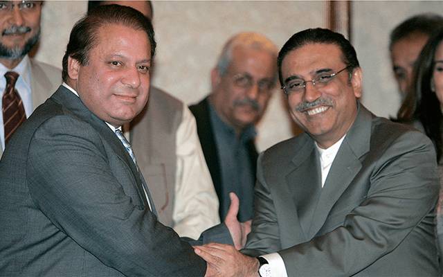 former PM nawaz sharif & former president asif zardarii