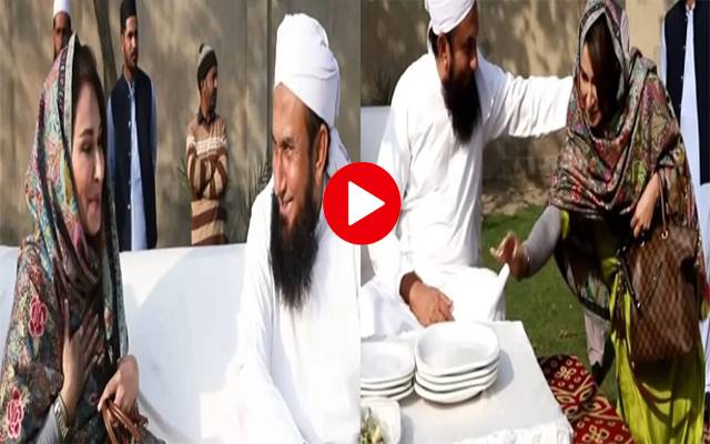 Reema Khan meets Moulana Tariq Jameel