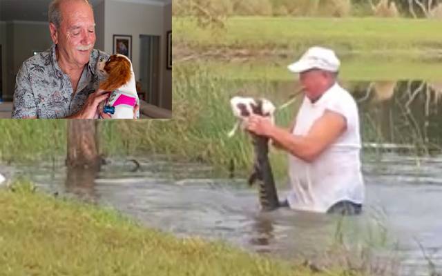 willi banks wtih his puppy in florida