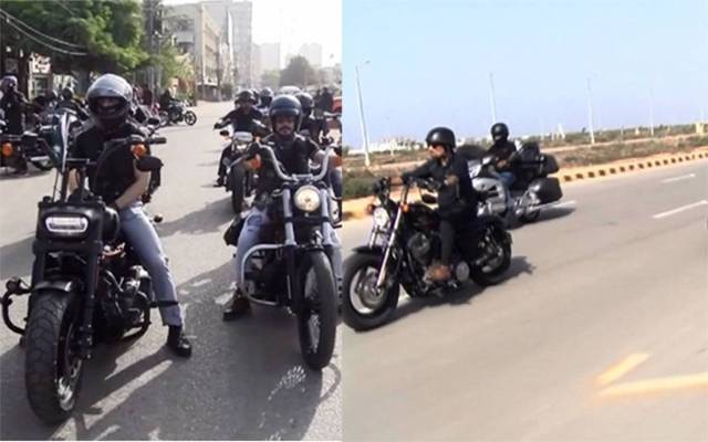 Bicycle rally in Karachi