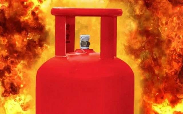 Cylinder Blast in Shop