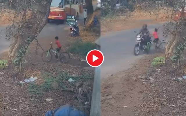 A 9-year-old boy miraculously escaped death