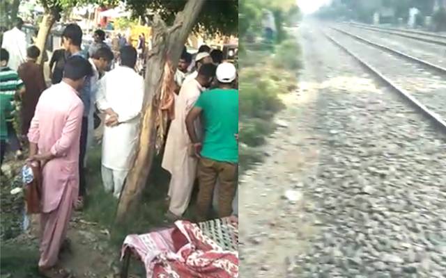 Old man died under train in gulberg
