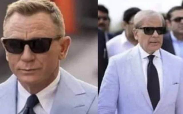 سوشل میڈیا پر وزیراعظم شہبازشریف کا جیمز بانڈ سے موازنہ