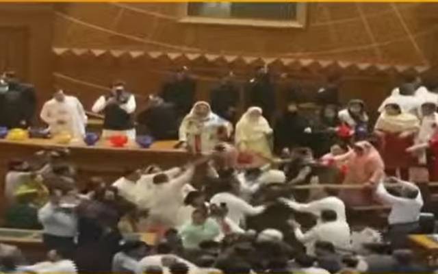 پنجاب اسمبلی ہنگامہ آرائی