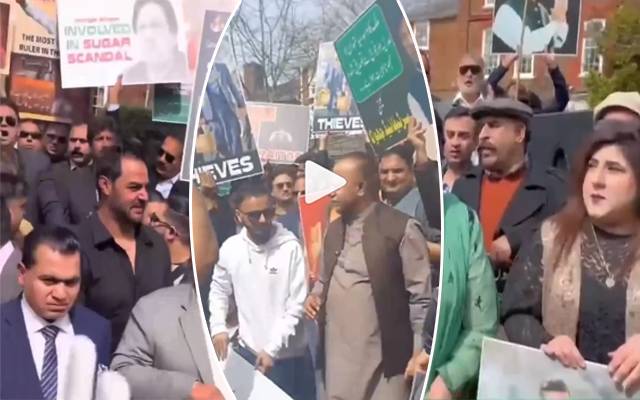 لیگی کارکنان کا جمائما کے گھر کے باہر احتجاج،سنگین دھمکیاں؛ ویڈیو منظرعام پر