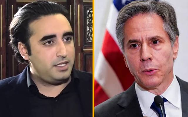 امریکی وزیرخارجہ انٹونی بلنکن، پاکستانی وزیرخارجہ بلاول بھٹو
