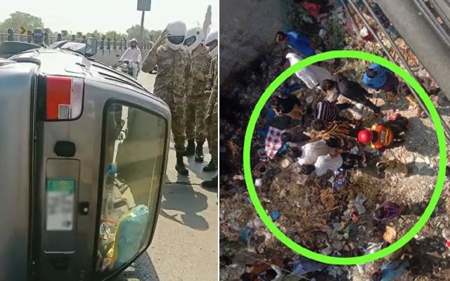 2 accidents same day at sher pao bridge