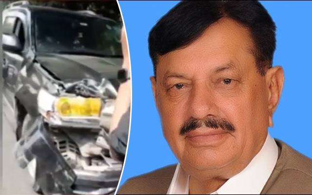 پی ٹی آئی ایم این اے ملک کرامت علی کھوکھر کی گاڑی حادثے کا شکار