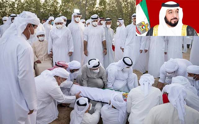 یو اے ای صدرشیخ خلیفہ بن زایدالنہیان سپرد خاک 