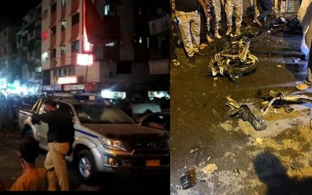 کراچی دھماکا؛جاں بحق خاتون کے بچے کی دل دہلا دینے والی ویڈیو 