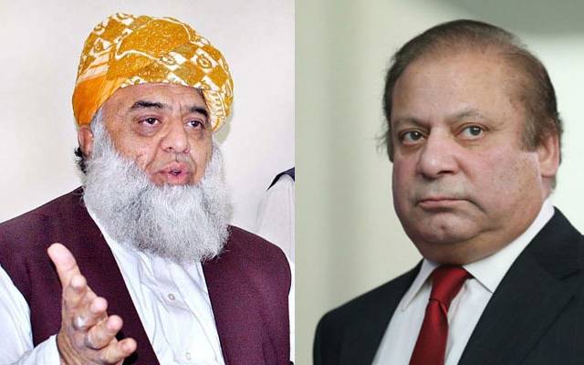 مولانا فضل الرحمان ، نوازشریف