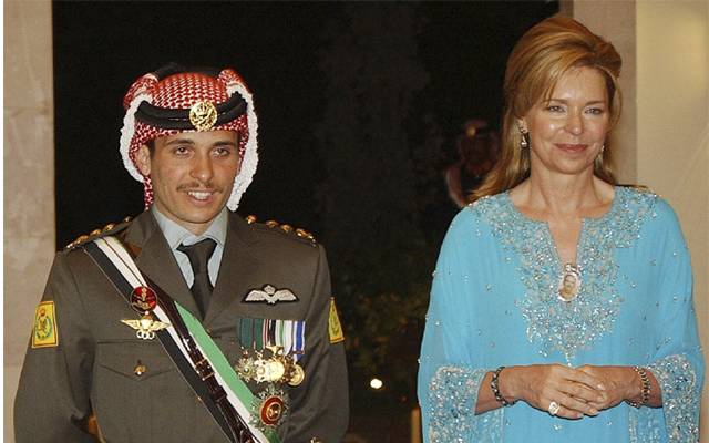 jordan crown pricnce hamza & queen noor