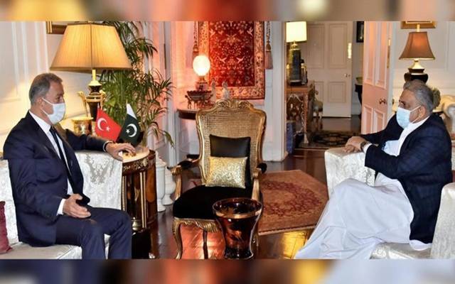 آرمی چیف کی ترک وزیر دفاع سے ملاقات 
