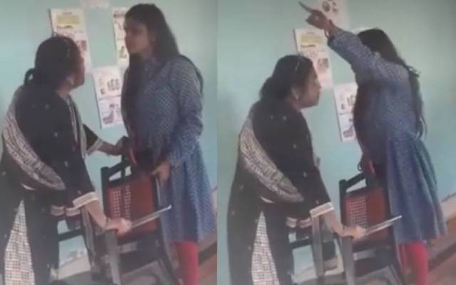 Indian,Lady teachers,fight