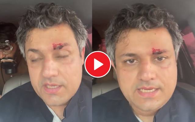 ویڈیو؛ تحریک انصاف کے رہنما حماد اظہر زخمی ہوگئے