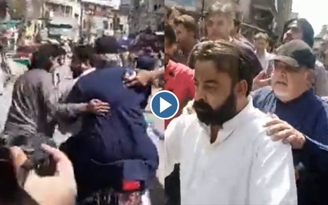پولیس کو دیکھتے ہی عمران اسماعیل موٹرسائیکل پر بیٹھ کر روانہ۔ ویڈیو وائرل