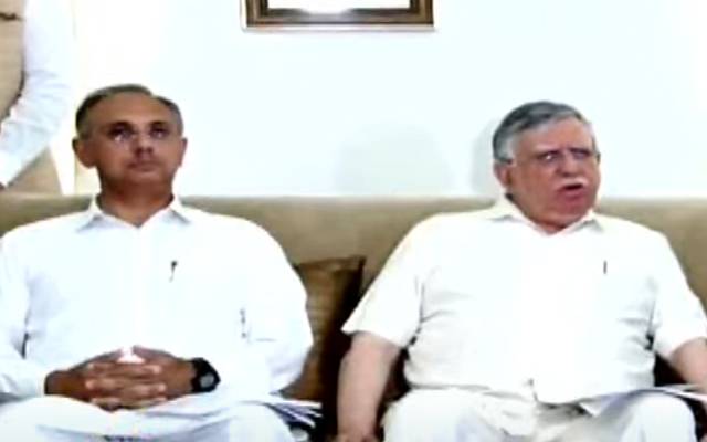 Umer ayub & shookat treen press conference 