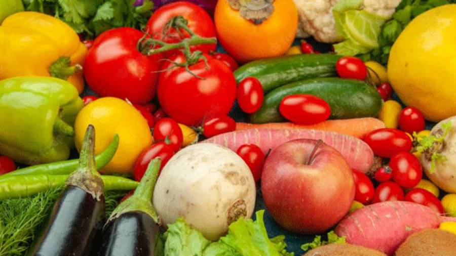 vegetables and fruit rates