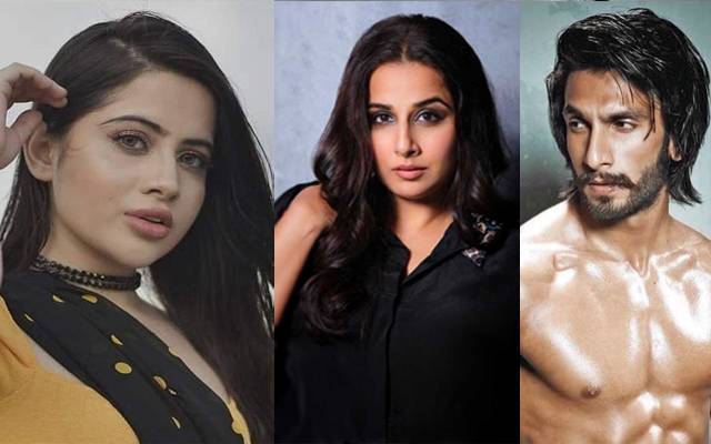 urfi, vidya, ranveer