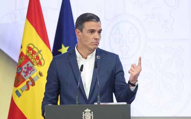 Spanish PM Pedro Sánchez