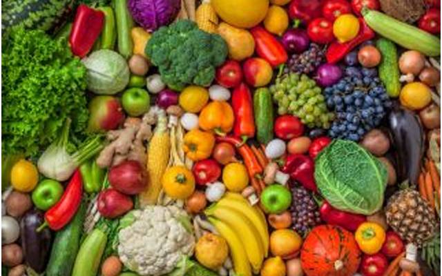 vegetables and Fruits rate