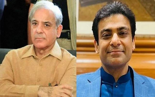 hamza Shahbaz and Shahbaz Sharif