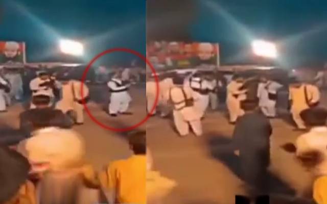 PTI firing Jalsa, sheikhpura
