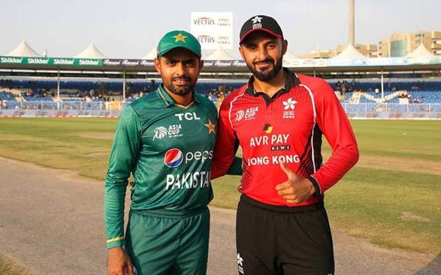  ہانگ کانگ کا پاکستان کیخلاف ٹاس جیت کر فیلڈنگ کا فیصلہ