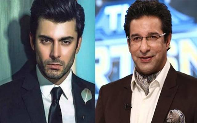 fawad khan and waseem akram