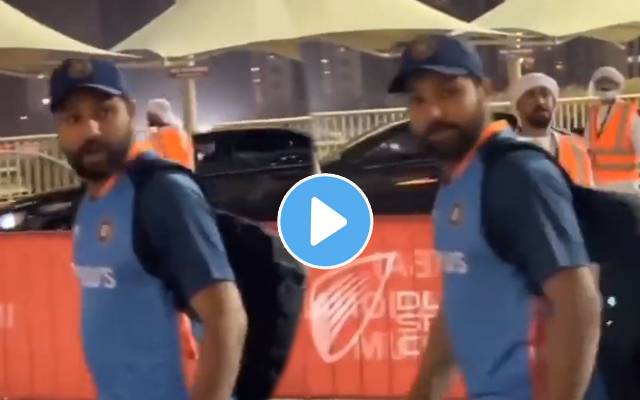 Rohit Sharma video on social media