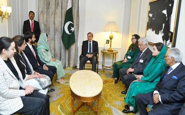 وزیراعظم شہباز شریف کی ملالہ یوسف زئی سے ملاقات
