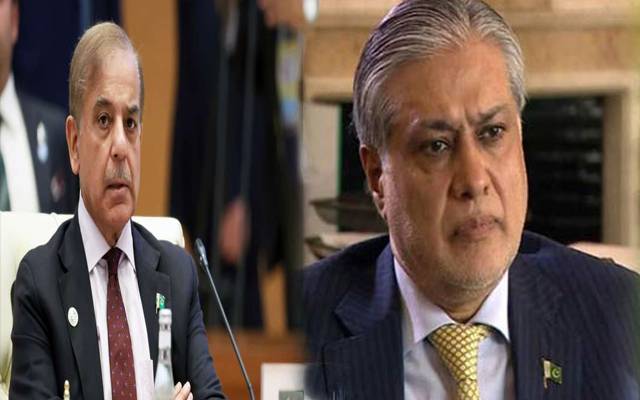 وزیراعظم شہباز شریف اور نامزد وزیر خزانہ اسحاق ڈار لندن سے روانہ