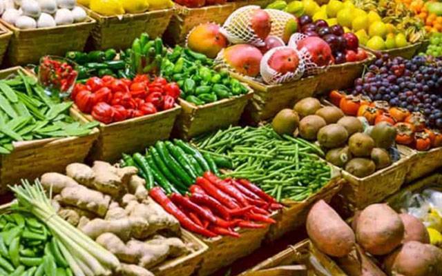 vegetables and fruit rates