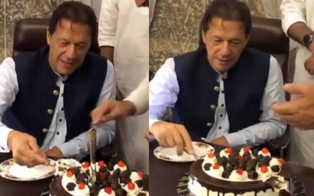 عمران خان،سالگرہ،کیک،تحریک انصاف،سٹی42