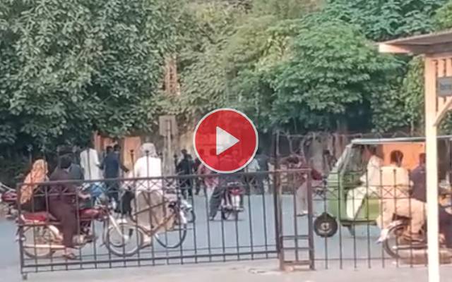 PU student fight video viral