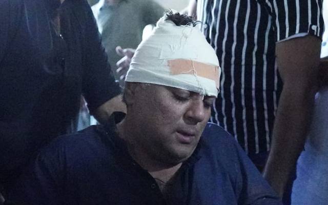 Attack on PTI Karachi President Bilal Ghaffar on Bakra Pedi Road