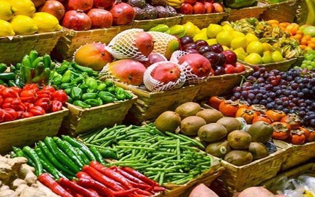 vegetables and fruits