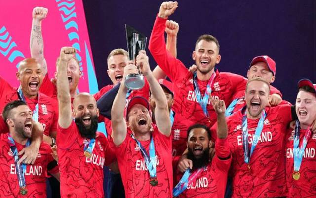 England cricket team celebration 