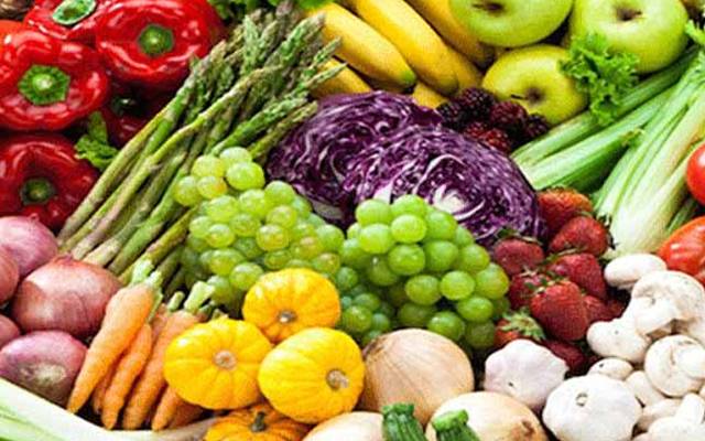 fruits and vegetables