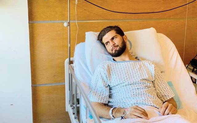 شاہین آفریدی اسپتال میں داخل کیوں؟تصاویر وائرل