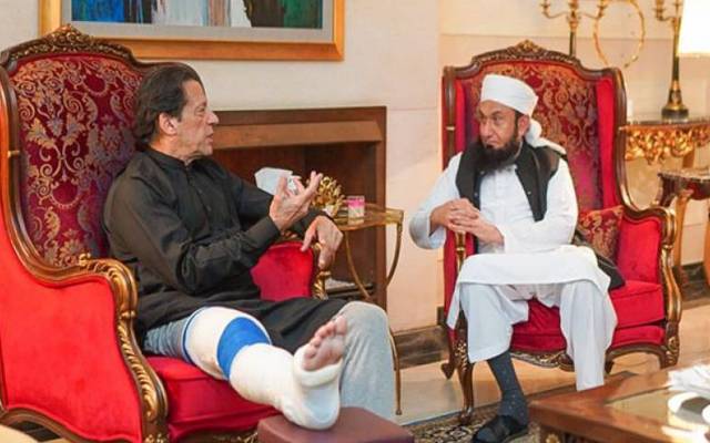 معروف عالم دین ،مولانا طارق جمیل، عمران خان ،ملاقات،سٹی42